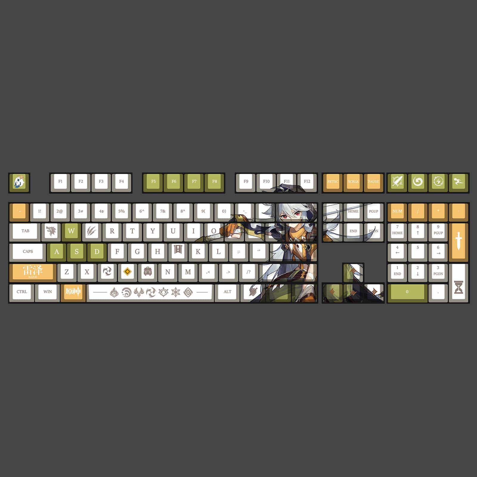 Razor (Genshin Impact) OEM Keycap Set