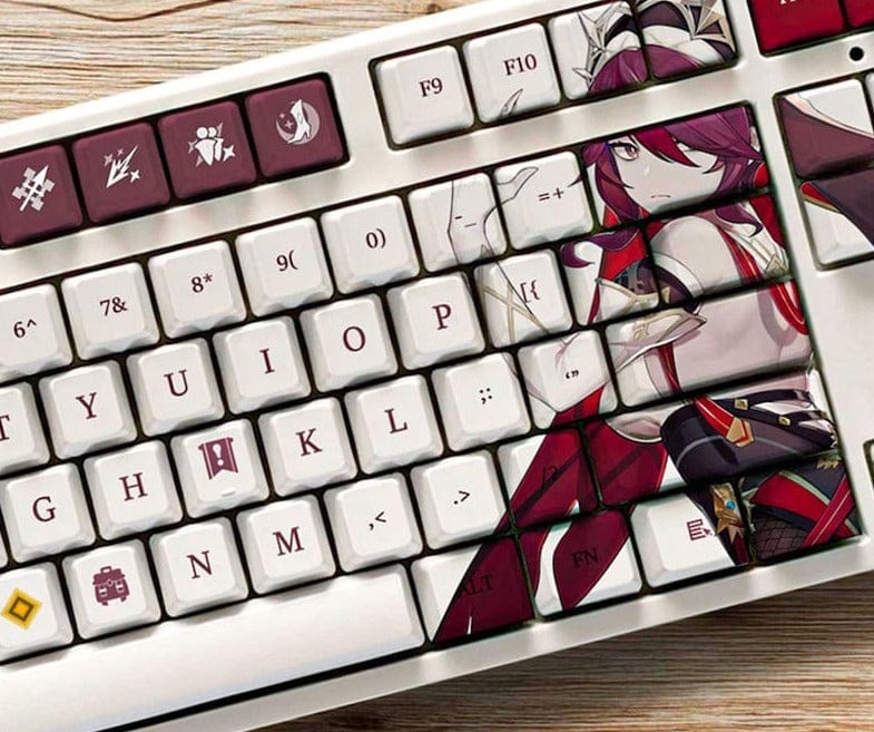 My Anime Keycaps Complete Set Genshin Impact: Rosaria OEM Keycap Set