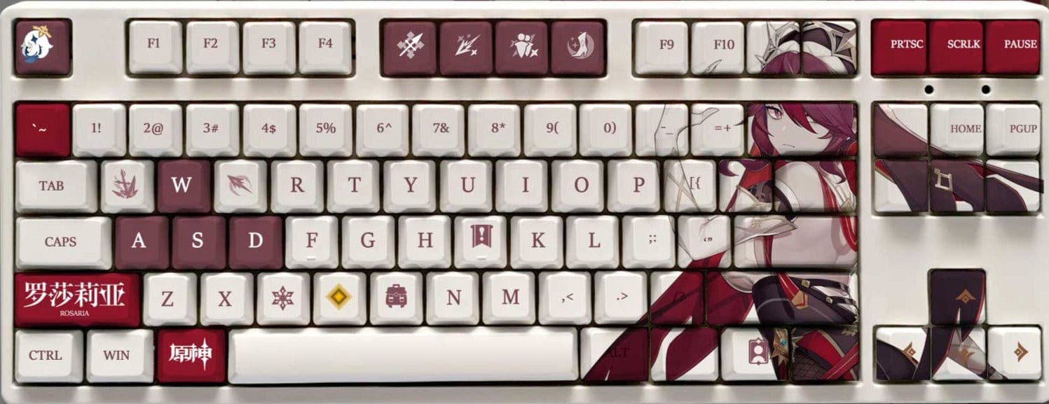 My Anime Keycaps Complete Set Genshin Impact: Rosaria OEM Keycap Set