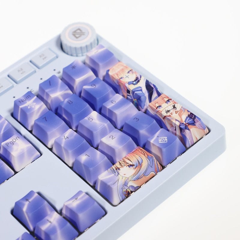 My Anime Keycaps Complete Set Genshin Impact: Sangonomiya Kokomi Backlit Keycap Set