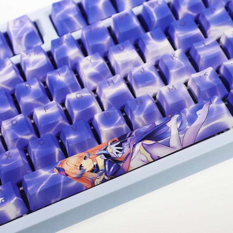 My Anime Keycaps Complete Set Genshin Impact: Sangonomiya Kokomi Backlit Keycap Set