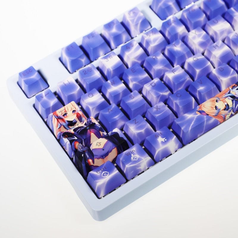 My Anime Keycaps Complete Set Genshin Impact: Sangonomiya Kokomi Backlit Keycap Set