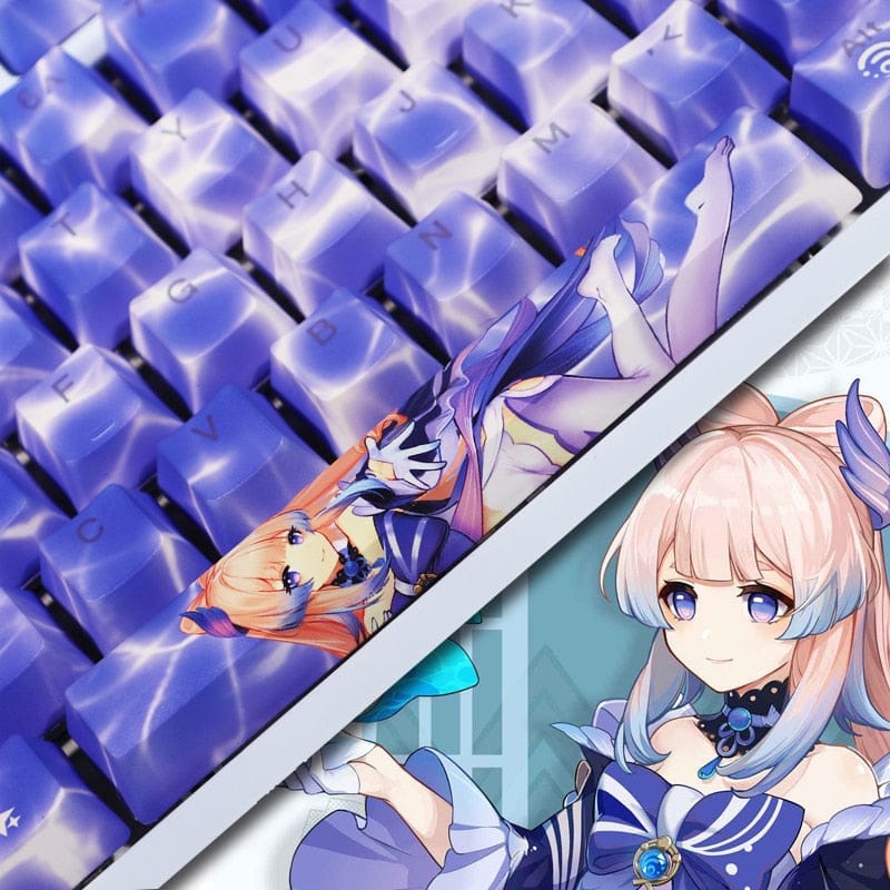 My Anime Keycaps Complete Set Genshin Impact: Sangonomiya Kokomi Backlit Keycap Set