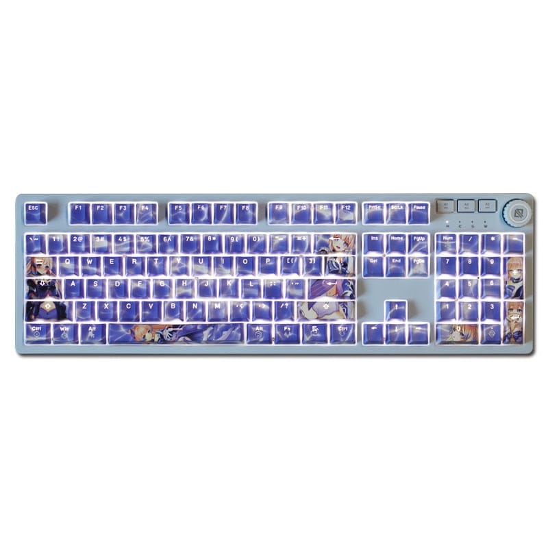 My Anime Keycaps Complete Set Genshin Impact: Sangonomiya Kokomi Backlit Keycap Set
