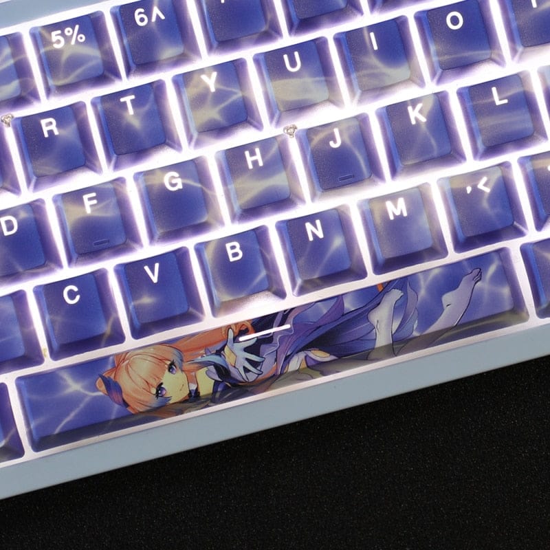 My Anime Keycaps Complete Set Genshin Impact: Sangonomiya Kokomi Backlit Keycap Set
