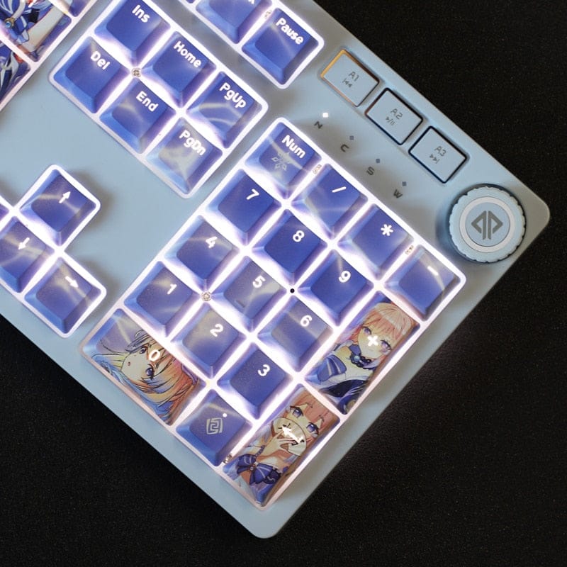 My Anime Keycaps Complete Set Genshin Impact: Sangonomiya Kokomi Backlit Keycap Set