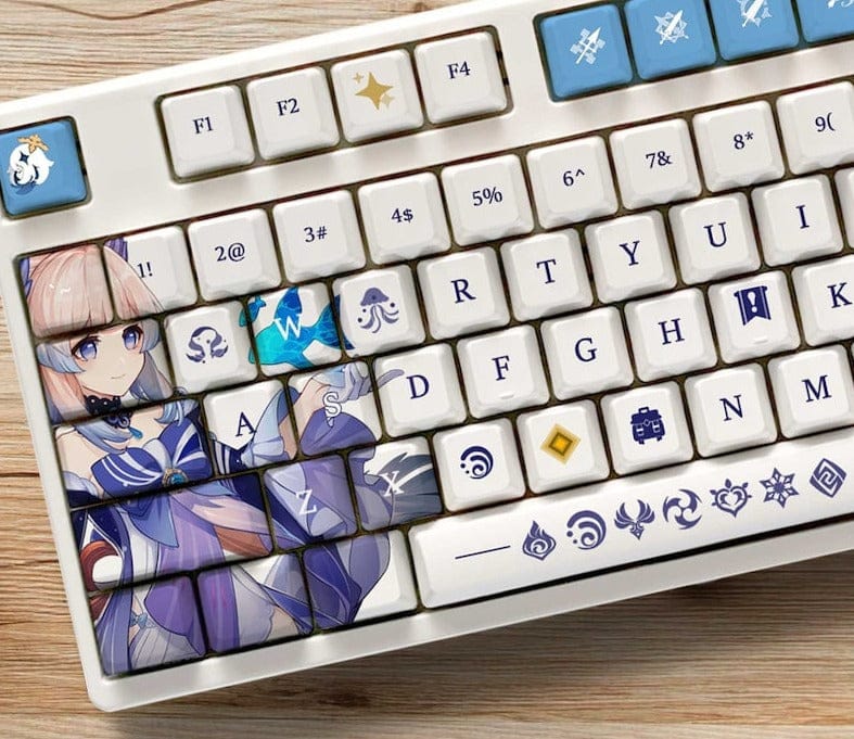 My Anime Keycaps Complete Set Genshin Impact: Sangonomiya Kokomi OEM Keycap Set