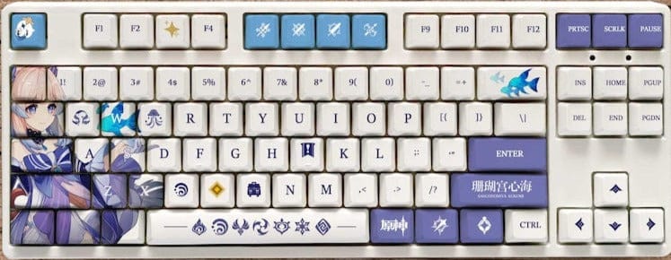 My Anime Keycaps Complete Set Genshin Impact: Sangonomiya Kokomi OEM Keycap Set