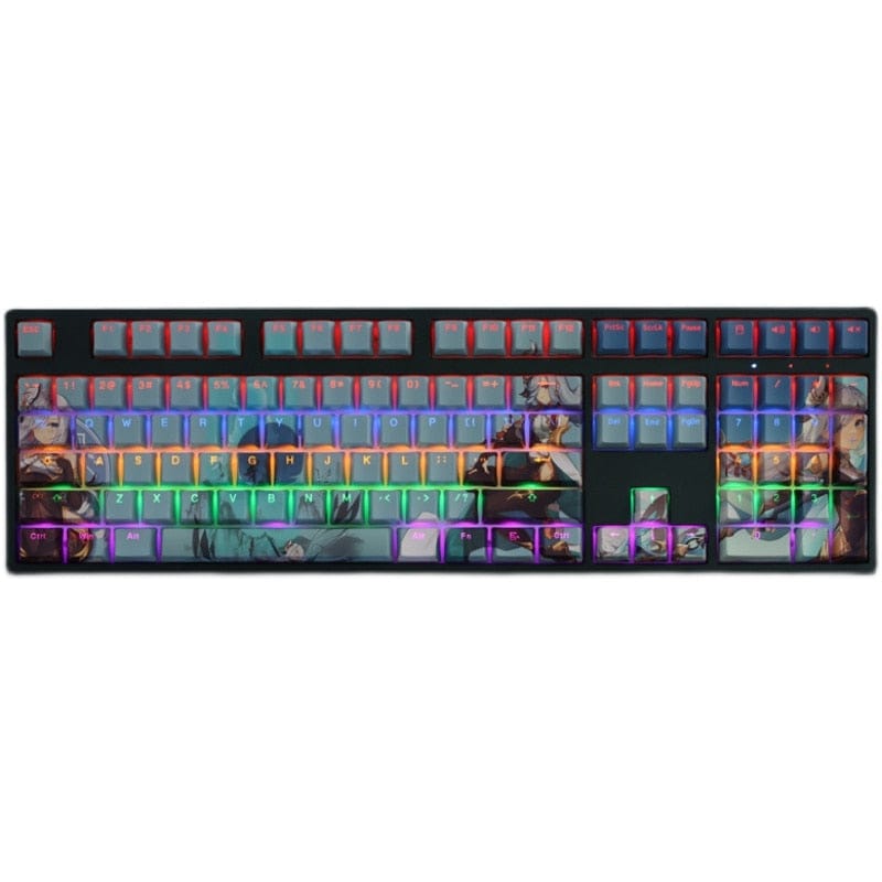 My Anime Keycaps Complete Set Genshin Impact: Shenhe Backlit Keycap Set