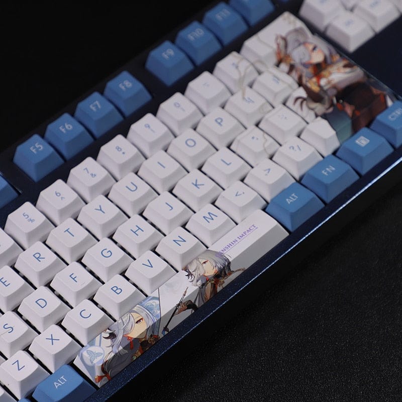 My Anime Keycaps Complete Set Genshin Impact: Shenhe Keycap Set