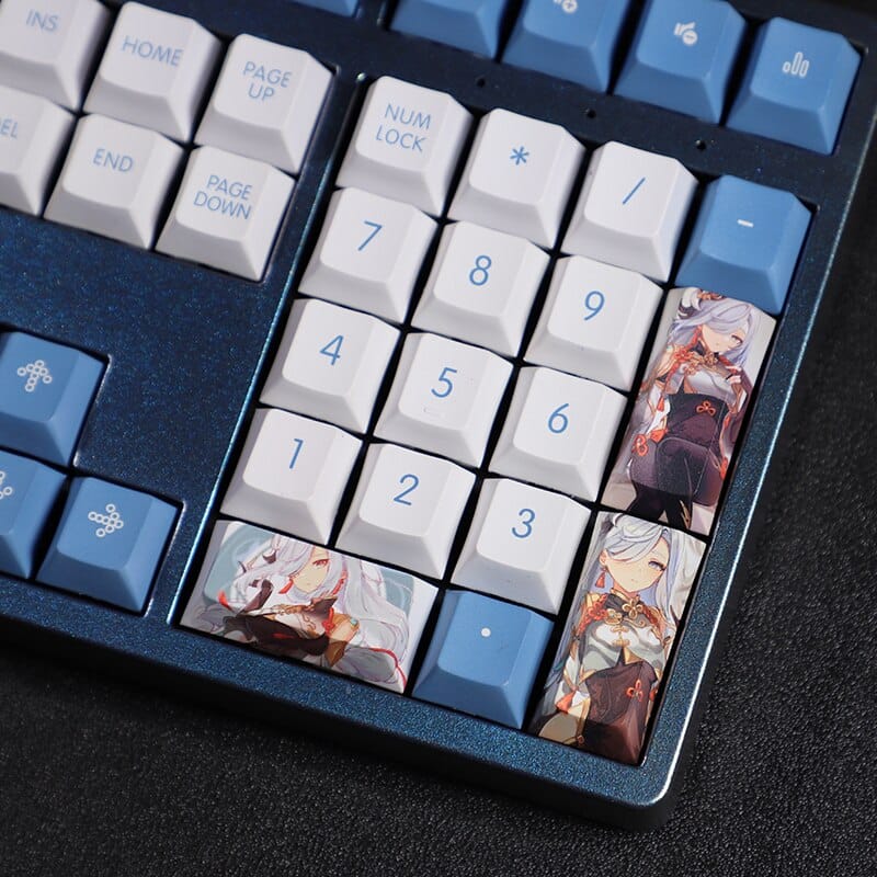 My Anime Keycaps Complete Set Genshin Impact: Shenhe Keycap Set