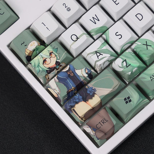 My Anime Keycaps Complete Set Genshin Impact: Sucrose Keycap Set