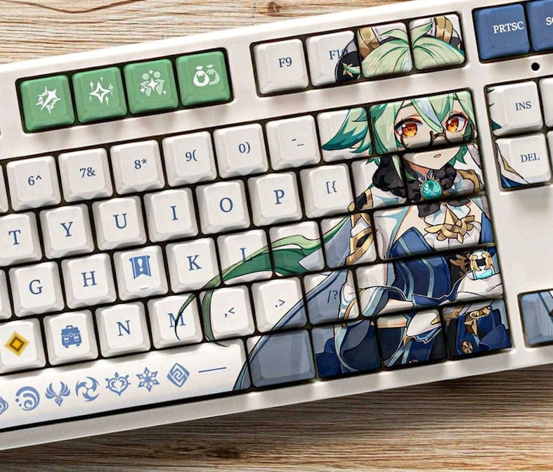 My Anime Keycaps Complete Set Genshin Impact: Sucrose OEM Keycap Set