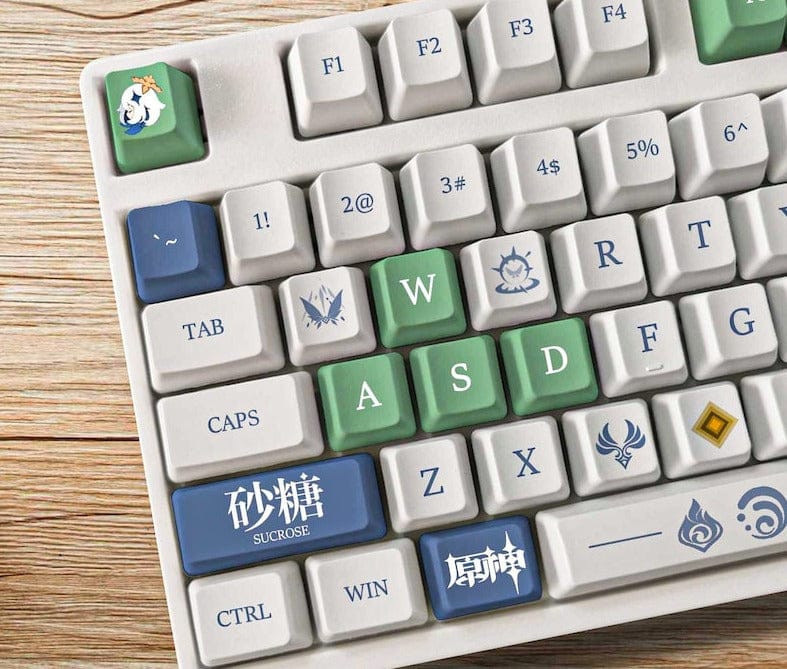 My Anime Keycaps Complete Set Genshin Impact: Sucrose OEM Keycap Set