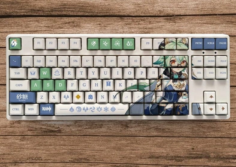 My Anime Keycaps Complete Set Genshin Impact: Sucrose OEM Keycap Set