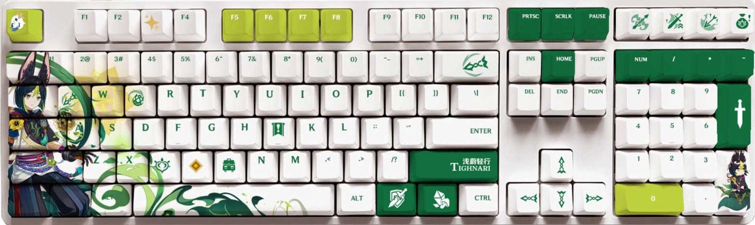 My Anime Keycaps Complete Set Genshin Impact: Tighnari OEM Keycap Set