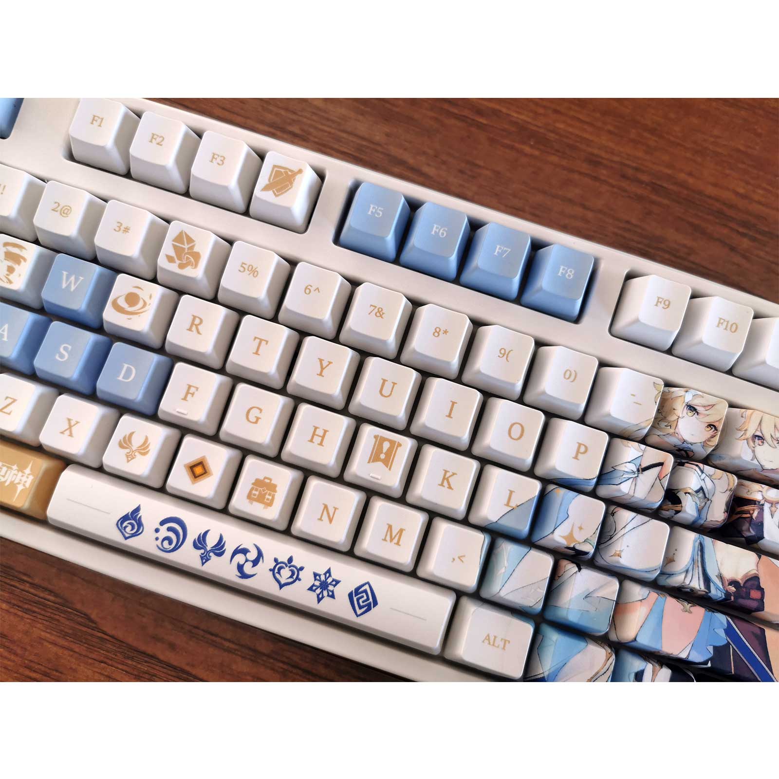 My Anime Keycaps Complete Set Genshin Impact: Traveler OEM Keycap Set
