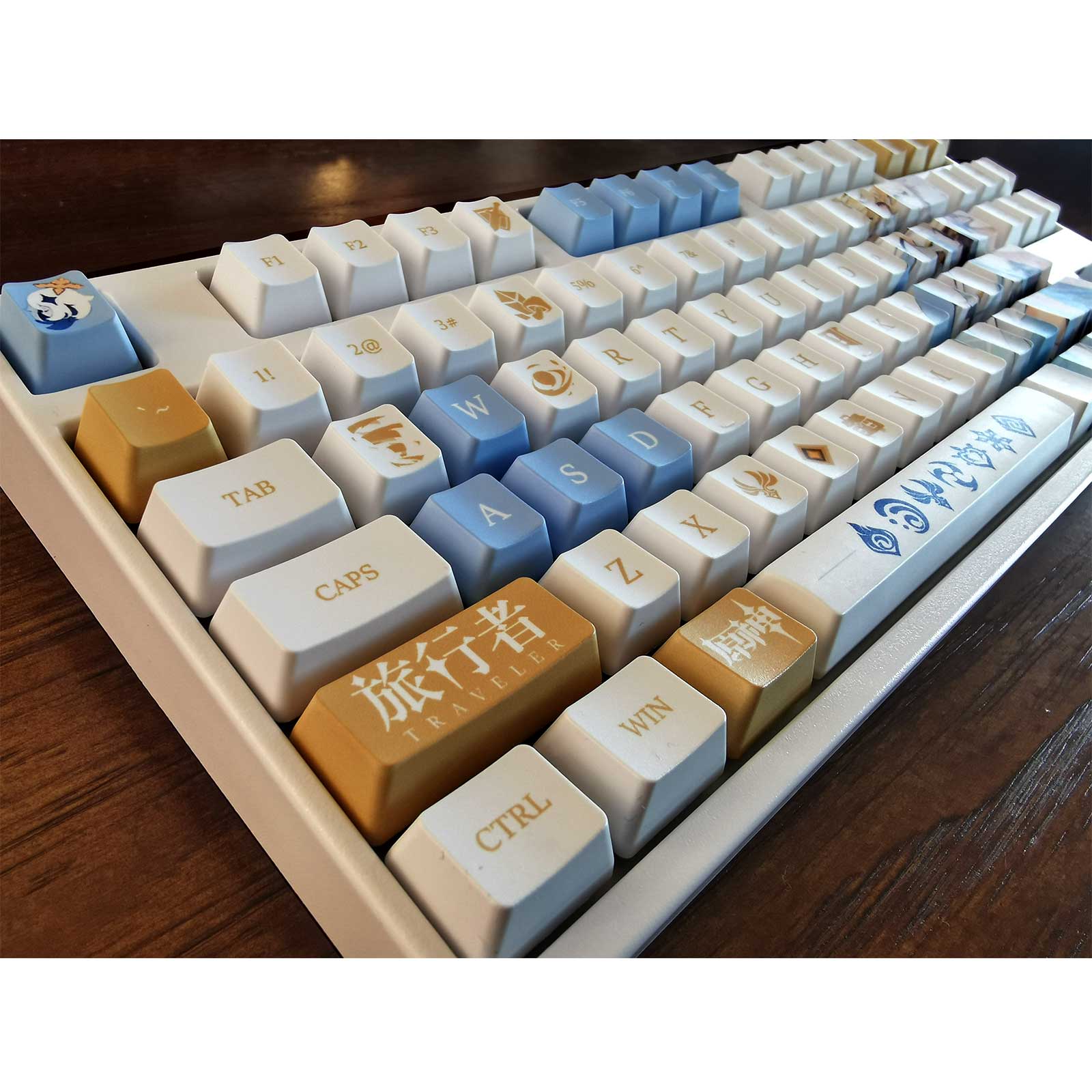 My Anime Keycaps Complete Set Genshin Impact: Traveler OEM Keycap Set
