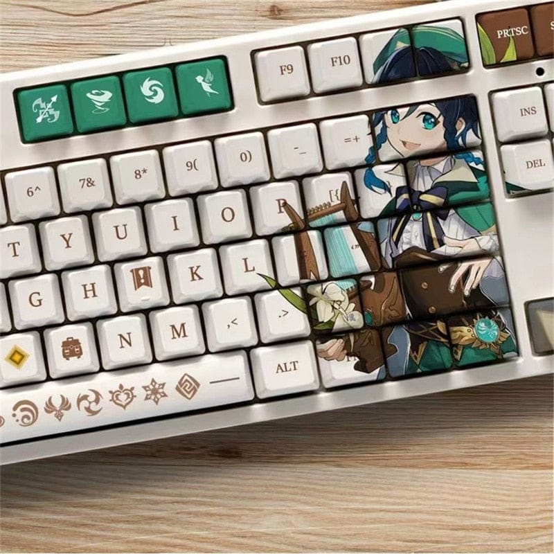 My Anime Keycaps Complete Set Genshin Impact: Venti OEM Keycap Set