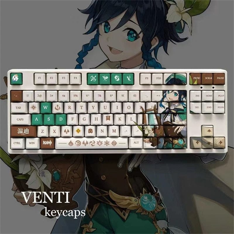 My Anime Keycaps Complete Set Genshin Impact: Venti OEM Keycap Set