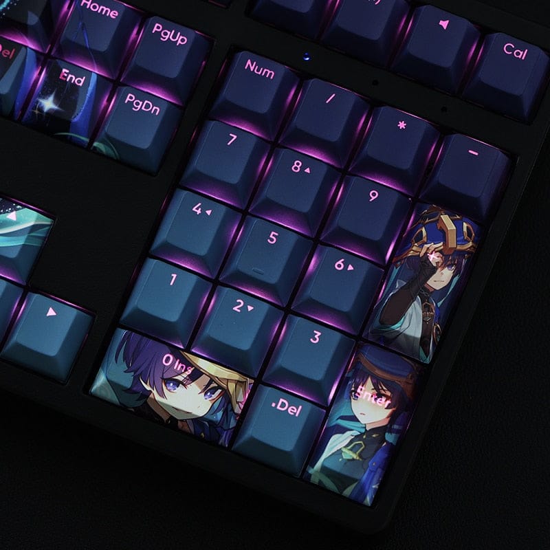 My Anime Keycaps Complete Set Genshin Impact: Wanderer Backlit Keycap Set