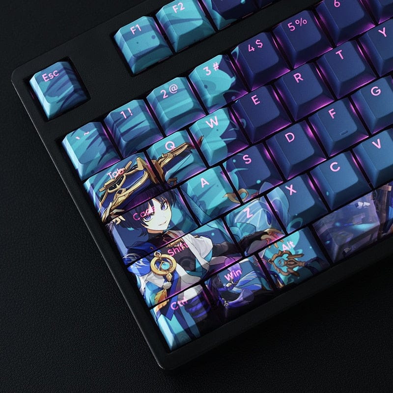 My Anime Keycaps Complete Set Genshin Impact: Wanderer Backlit Keycap Set
