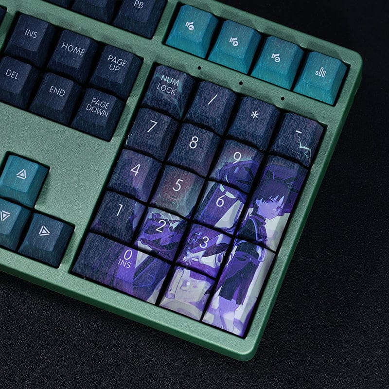 My Anime Keycaps Complete Set Genshin Impact: Wanderer Blue Keycap Set
