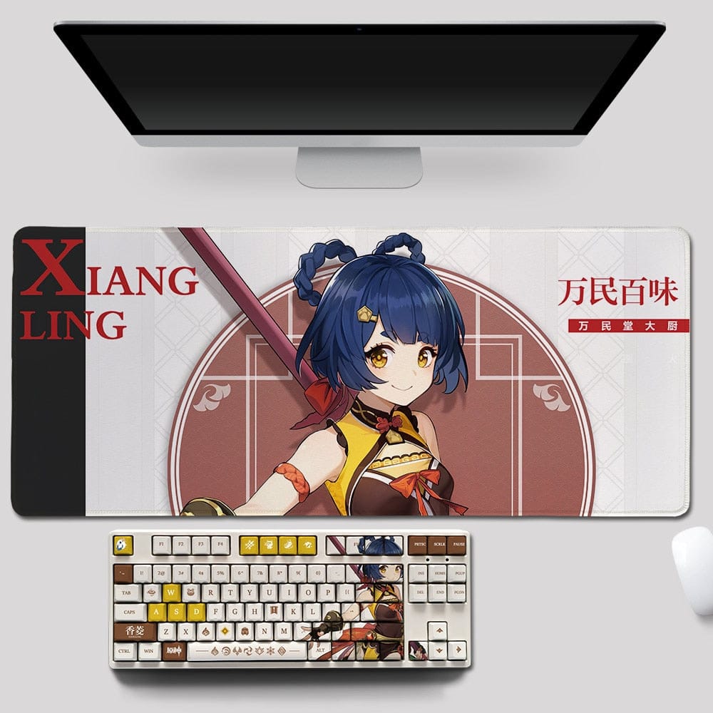 My Anime Keycaps Complete Set Genshin Impact: Xiangling OEM Keycap Set