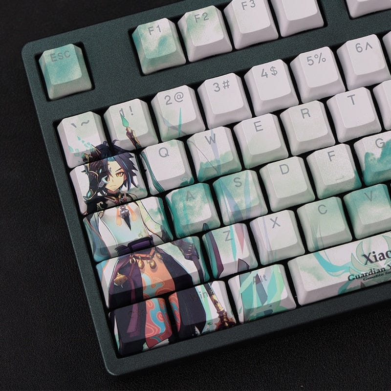 My Anime Keycaps Complete Set Genshin Impact: Xiao Backlit Keycap Set