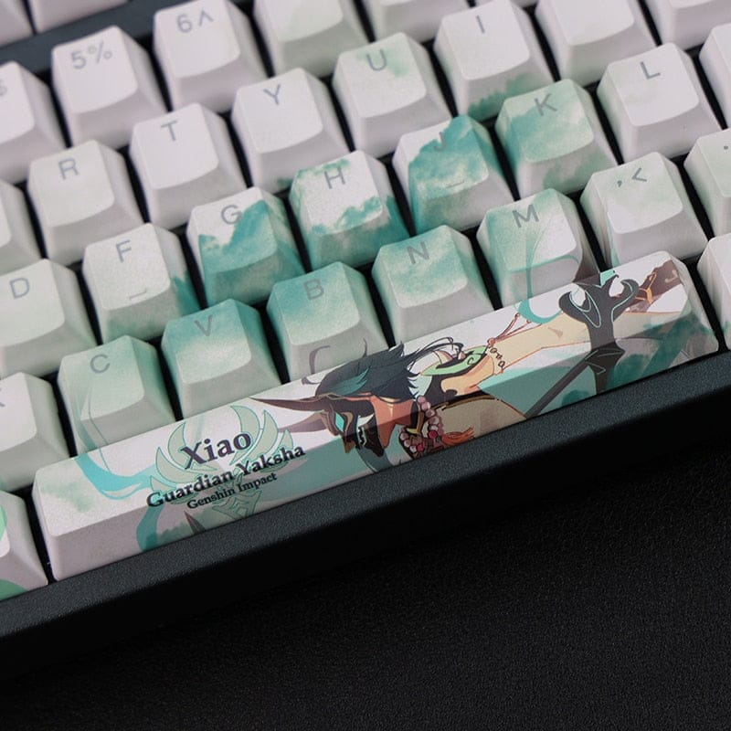 My Anime Keycaps Complete Set Genshin Impact: Xiao Backlit Keycap Set