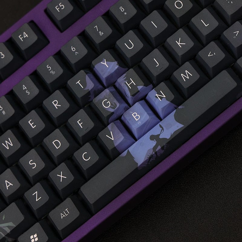 My Anime Keycaps Complete Set Genshin Impact: Xiao Black Keycap Set