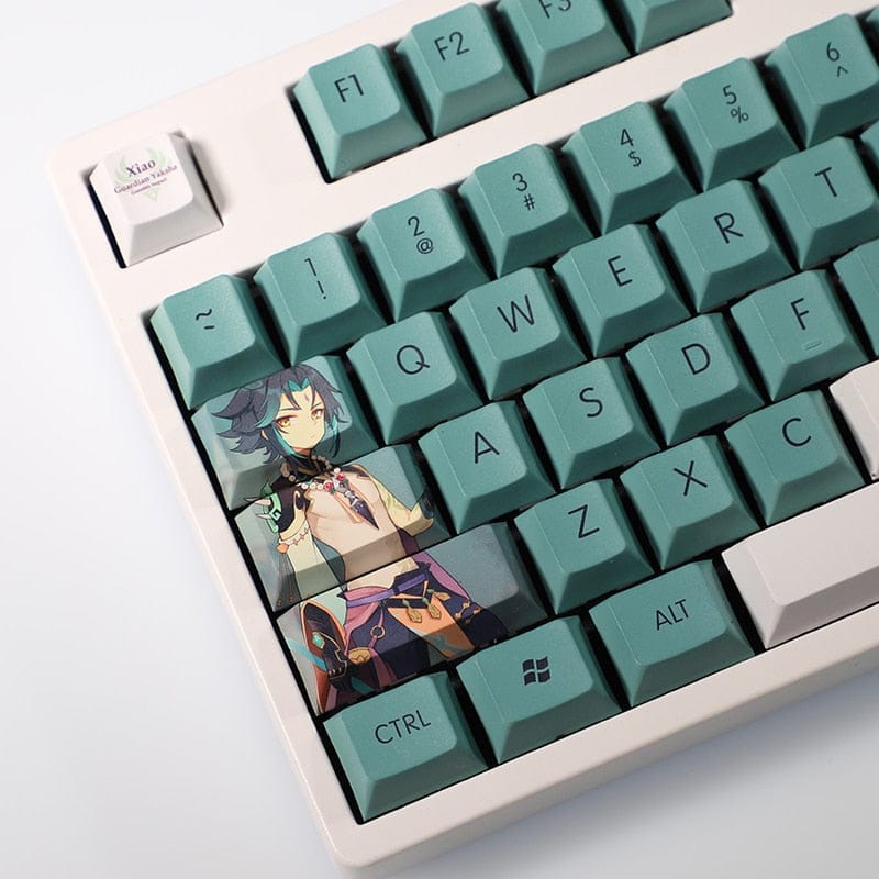 My Anime Keycaps Complete Set Genshin Impact: Xiao Keycap Set