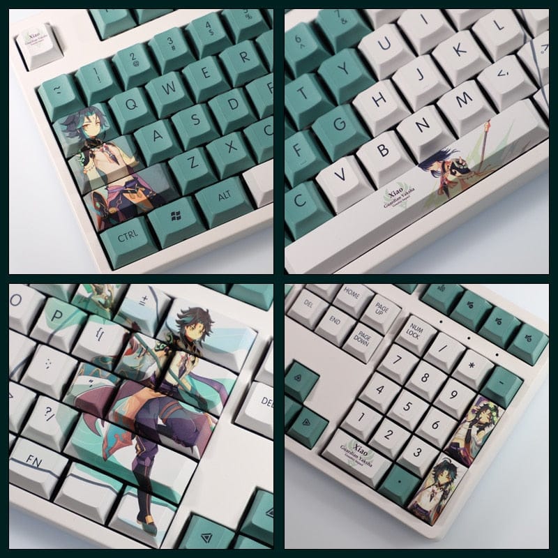 My Anime Keycaps Complete Set Genshin Impact: Xiao Keycap Set