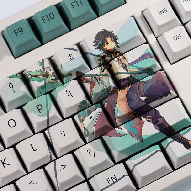 My Anime Keycaps Complete Set Genshin Impact: Xiao Keycap Set