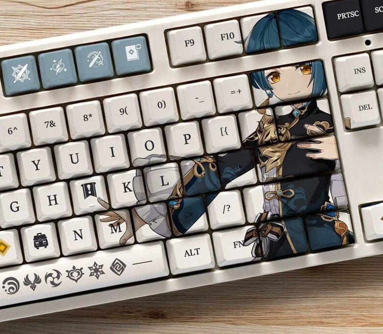 My Anime Keycaps Complete Set Genshin Impact: Xingqiu OEM Keycap Set