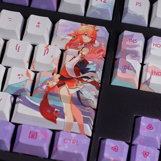 My Anime Keycaps Complete Set Genshin Impact: Yae Miko Keycap Set