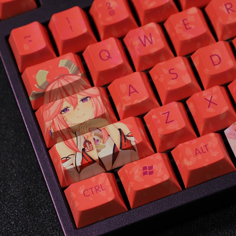 My Anime Keycaps Complete Set Genshin Impact: Yae Miko Keycap Set