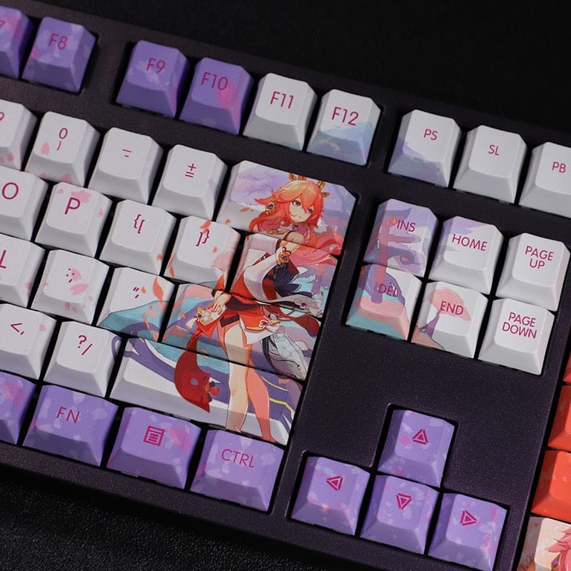 My Anime Keycaps Complete Set Genshin Impact: Yae Miko Keycap Set