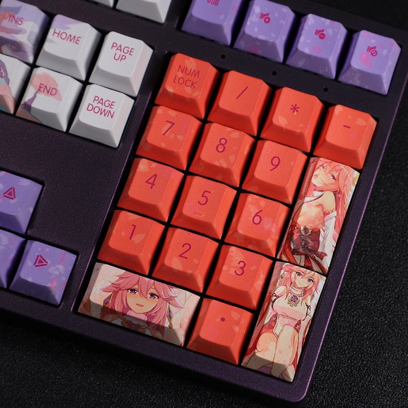 My Anime Keycaps Complete Set Genshin Impact: Yae Miko Keycap Set