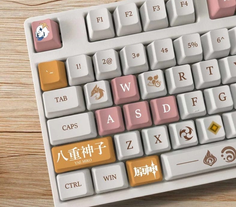 My Anime Keycaps Complete Set Genshin Impact: Yae Miko OEM Keycap Set
