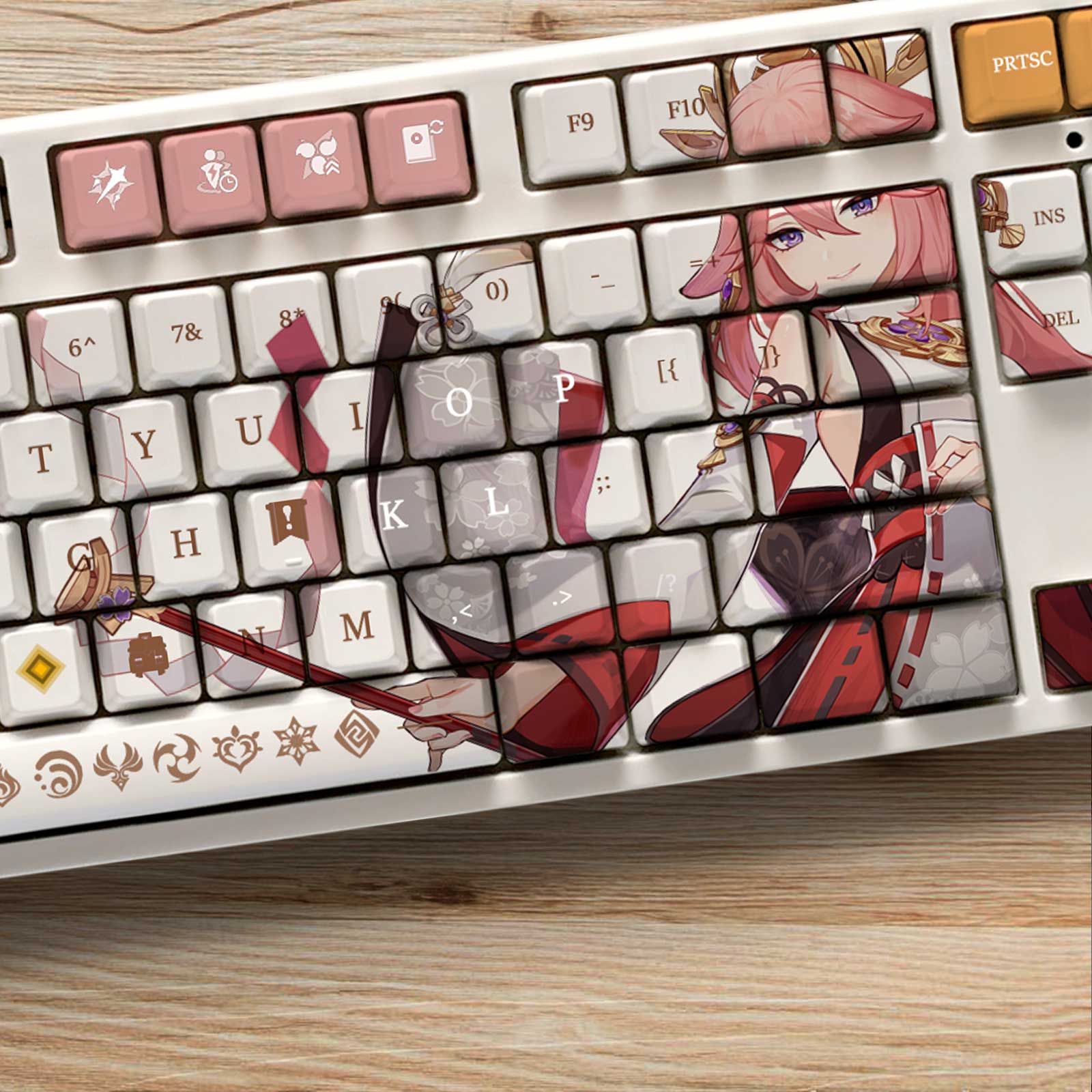 My Anime Keycaps Complete Set Genshin Impact: Yae Miko OEM Keycap Set