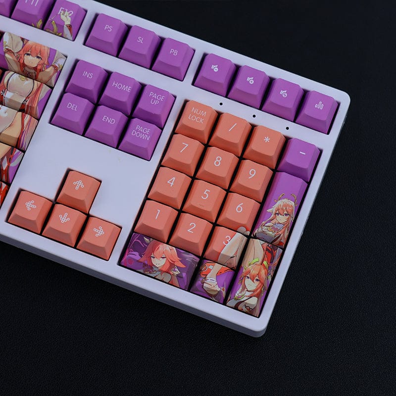 My Anime Keycaps Complete Set Genshin Impact: Yae Miko Orange Keycap Set
