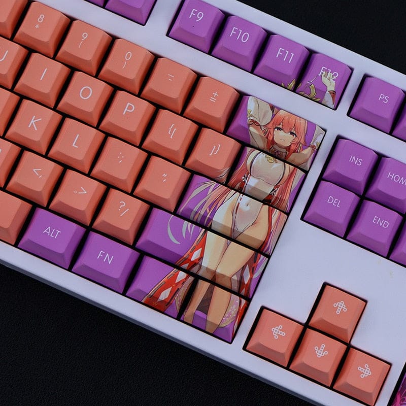 My Anime Keycaps Complete Set Genshin Impact: Yae Miko Orange Keycap Set