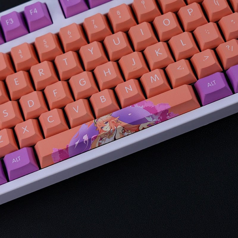My Anime Keycaps Complete Set Genshin Impact: Yae Miko Orange Keycap Set
