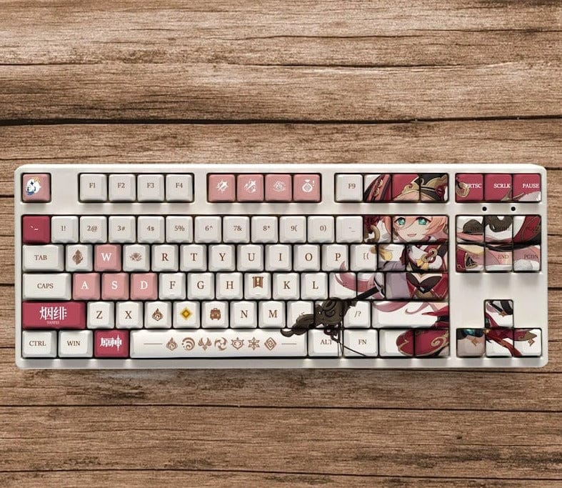My Anime Keycaps Complete Set Genshin Impact: Yanfei OEM Keycap Set