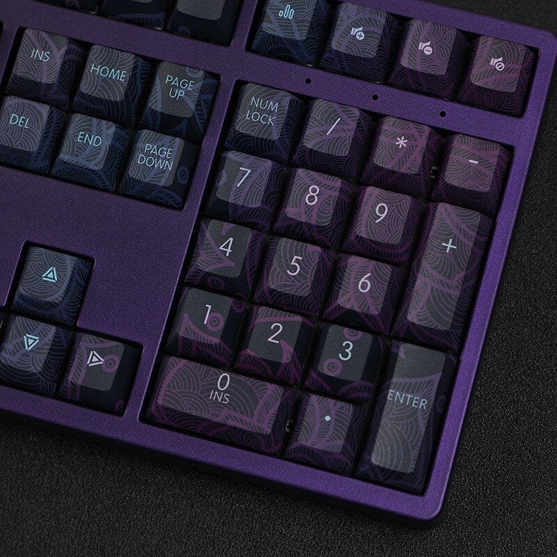 My Anime Keycaps Complete Set Genshin Impact: Yelan Black Keycap Set