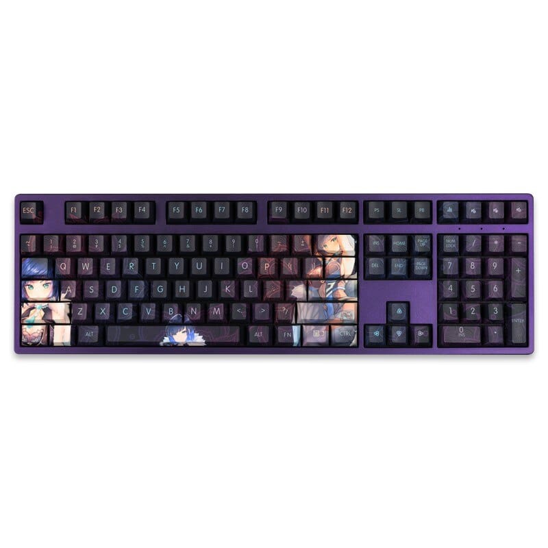 My Anime Keycaps Complete Set Genshin Impact: Yelan Black Keycap Set