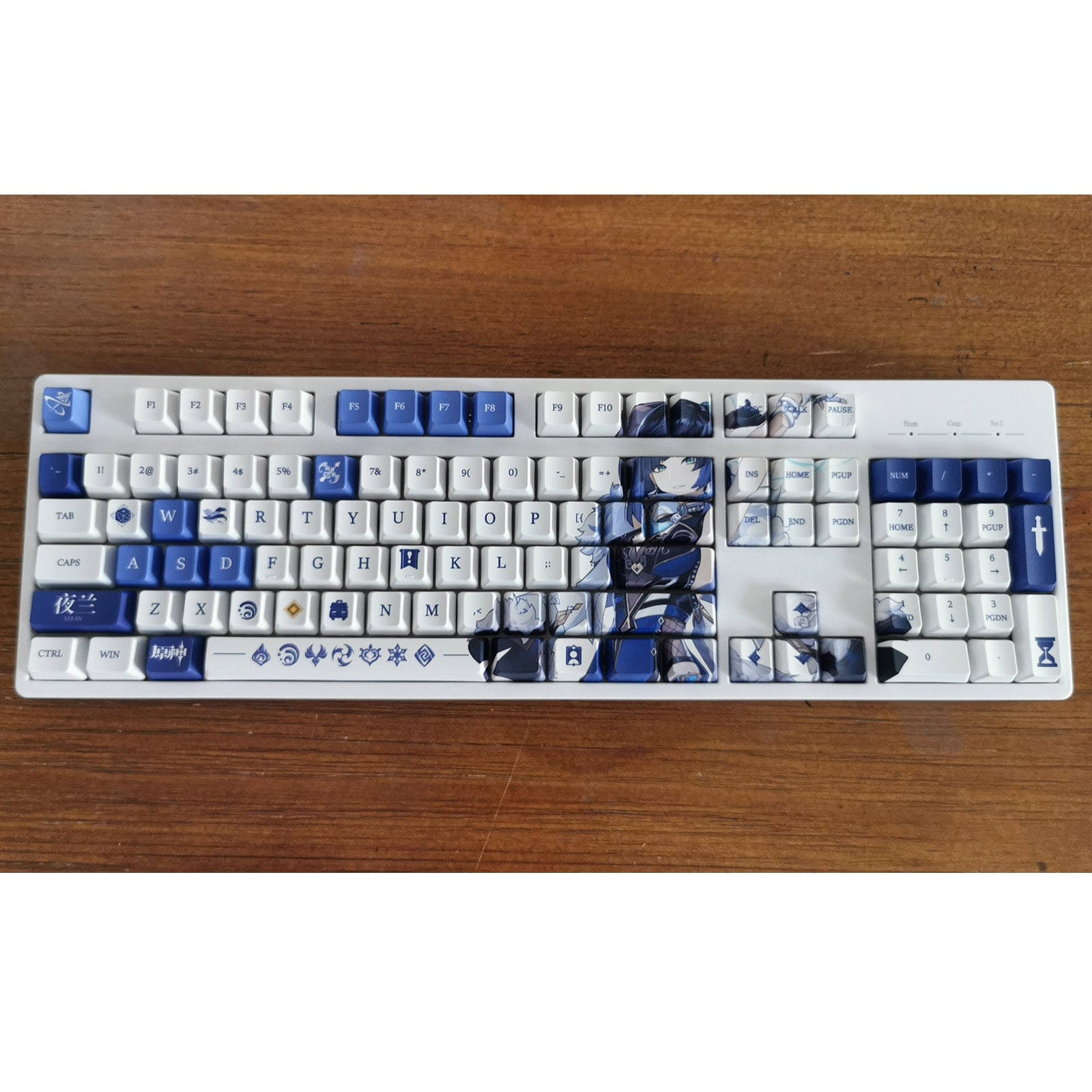 My Anime Keycaps Complete Set Genshin Impact: Yelan OEM Keycap Set