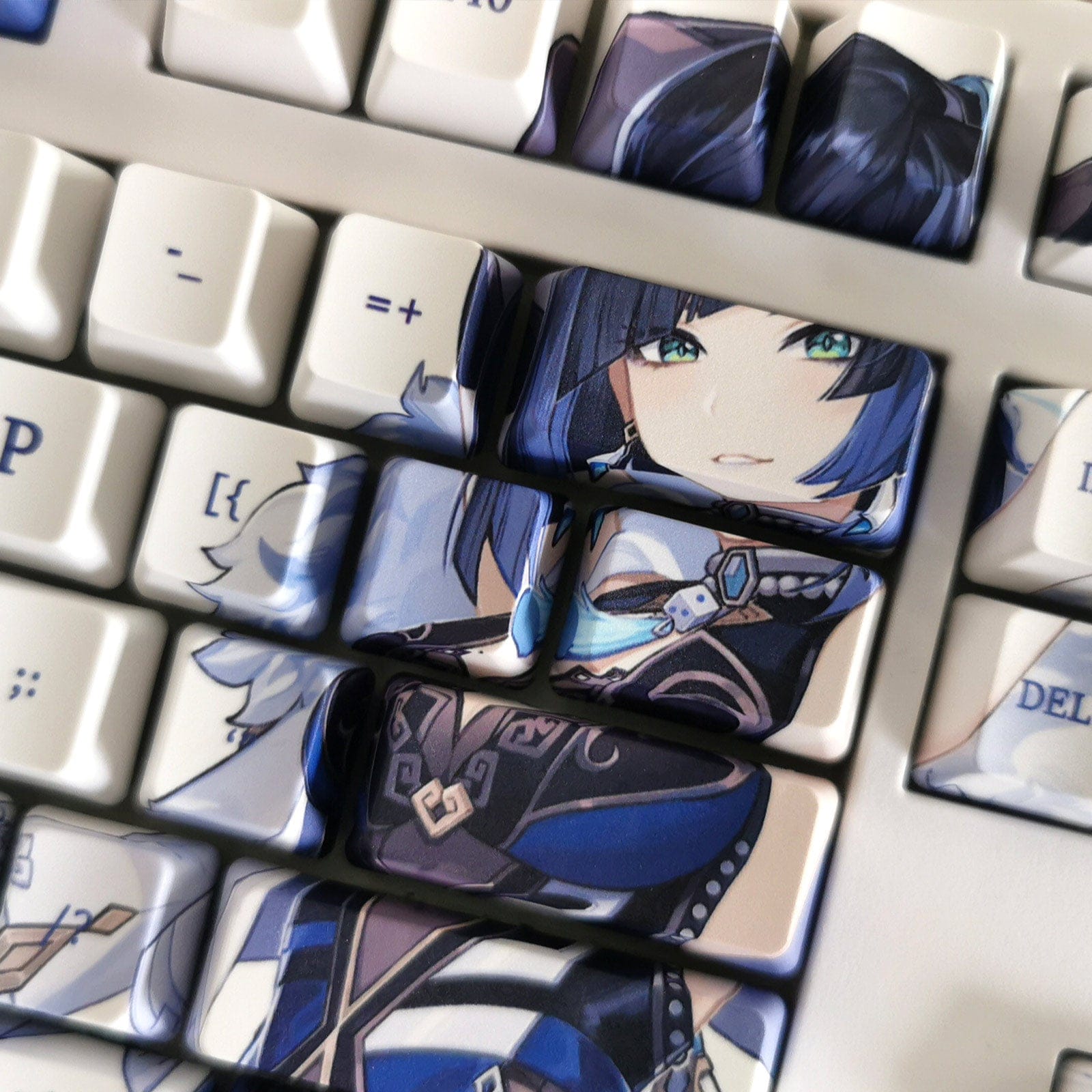 My Anime Keycaps Complete Set Genshin Impact: Yelan OEM Keycap Set