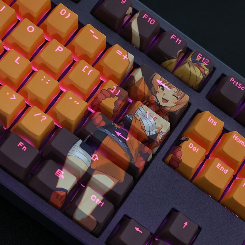 My Anime Keycaps Complete Set Genshin Impact: Yoimiya Backlit Keycap Set